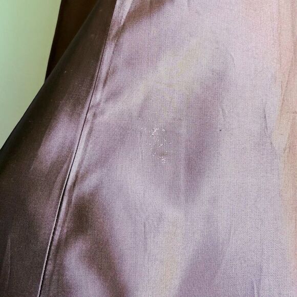 Vintage 90s Crimson by Lawrence Kurtz Taffeta Maxi Ball Skirt & Beaded Belt NWT - Picture 13 of 14